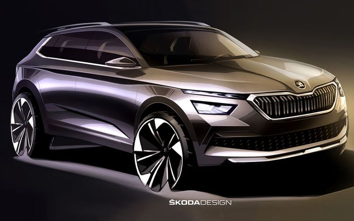 Skoda показала внешность компактного кроссовера Skoda Kamiq