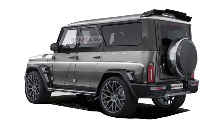 Тюнингованный УАЗ Хантер