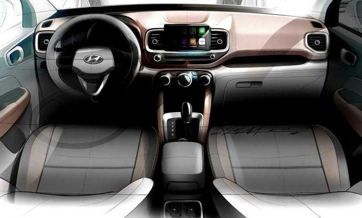Интерьер Hyundai Venue