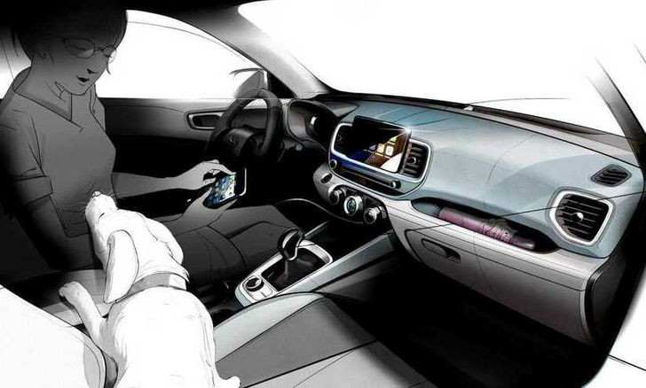 Интерьер Hyundai Venue