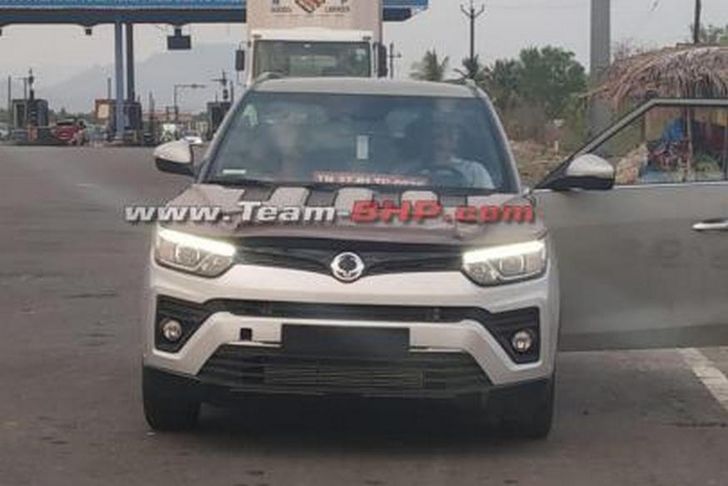 Обновленный кроссовер SsangYong Tivoli замечен на тестах