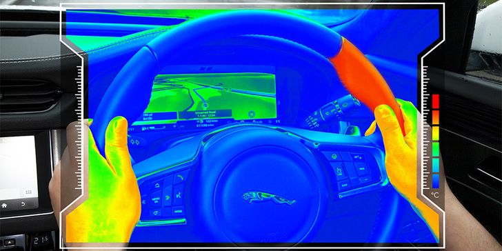 Jaguar Land Rover представил специальный руль-навигатор