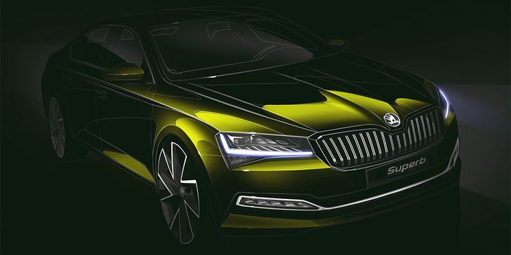 Skoda анонсировала обновленный Superb