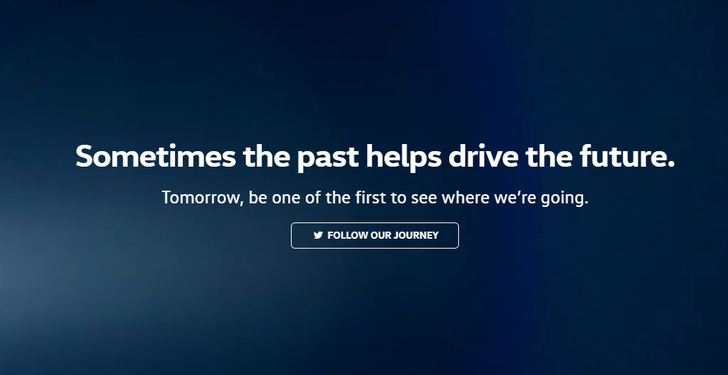 Анонс Volkswagen. Скриншот с volkswagen.com