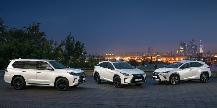 Lexus представил специальную «черную» серию кроссоверов