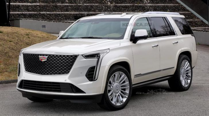 Опубликовали первые изображения нового Cadillac Escalade