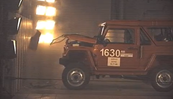 Краш-тест внедорожника «Сталкер» на базе Lada 4×4 показали на видео