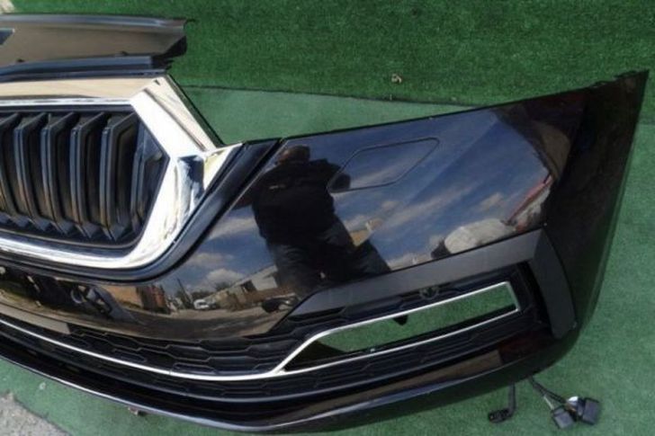 Бампер новой Skoda Octavia