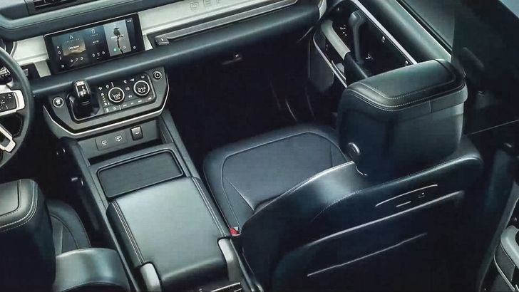 Интерьер Land Rover Defender