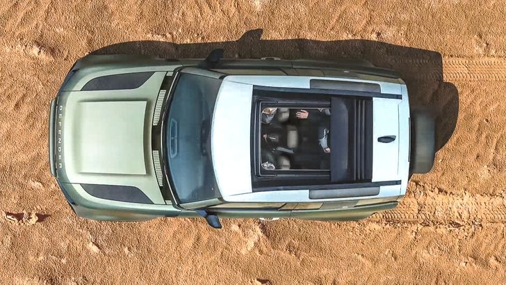 Убирающаяся крыша Land Rover Defender