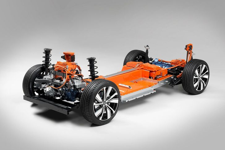 Платформа электрического Volvo XC40
