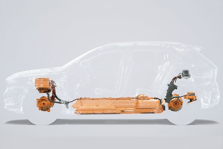 Платформа электрического Volvo XC40