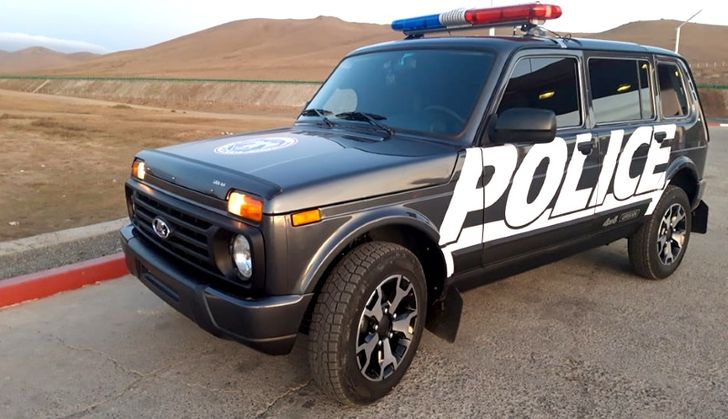 LADA 4&times;4 в полиции Монголии