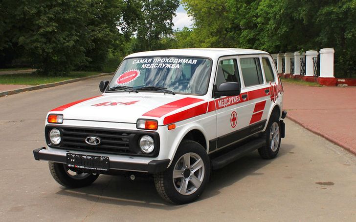 В Сети показали медицинскую версию Lada 4×4
