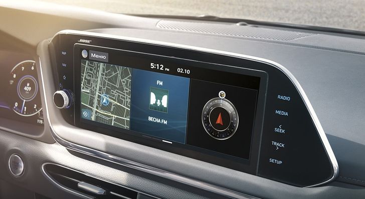 Интерьер Hyundai Sonata