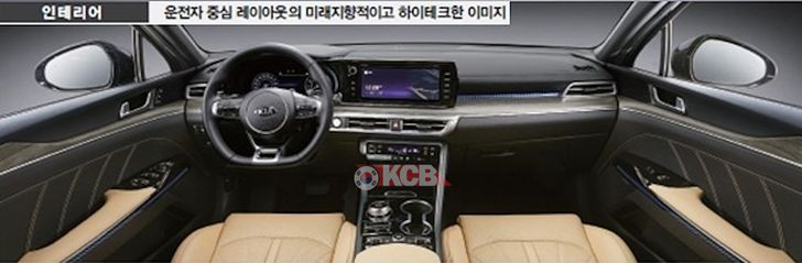 Интерьер новой KIA Optima