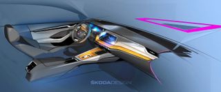 Интерьер Skoda Octavia 2020