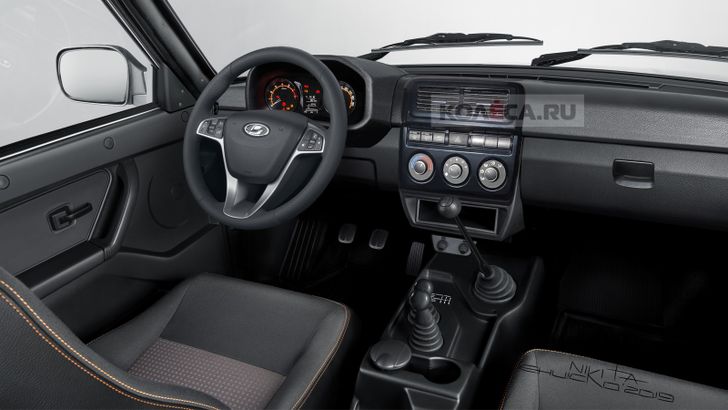 Салон обновленной LADA 4×4