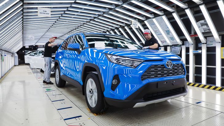 Линия контроля качества Toyota RAV4