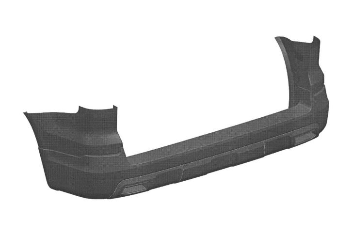 Задний бампер "Русского Прадо"