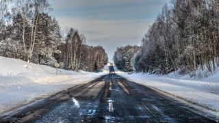 Зимняя трасса