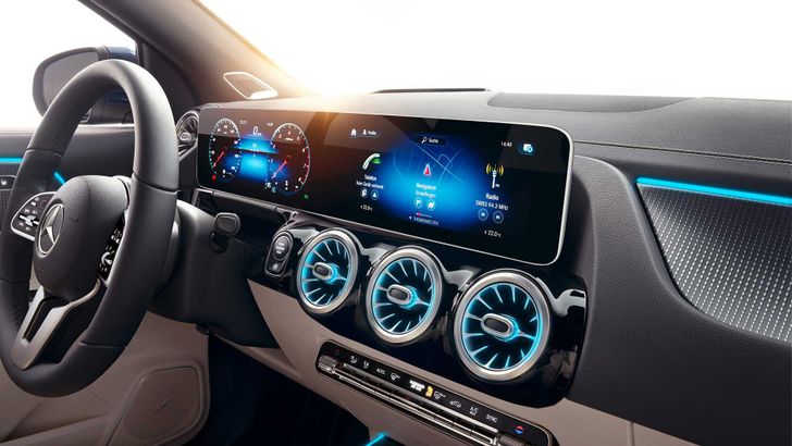 Интерьер Mercedes-Benz GLA