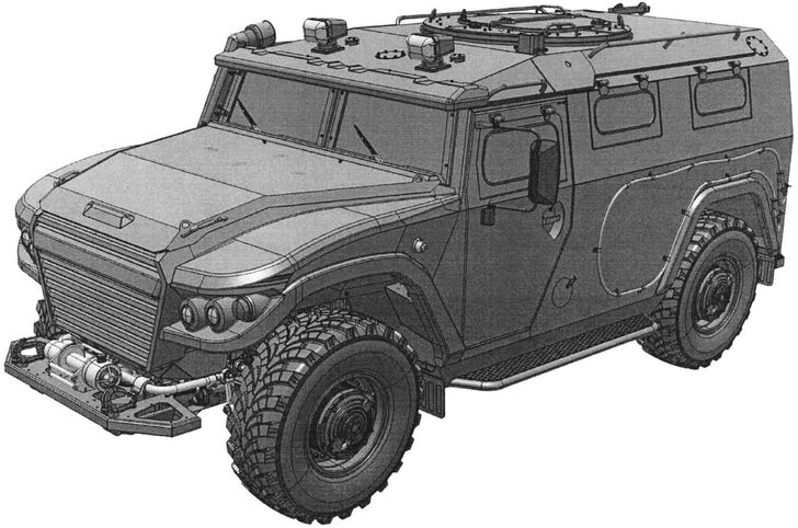 АМЗ запатентовал обновленный внедорожник АМЗ «Тигр»