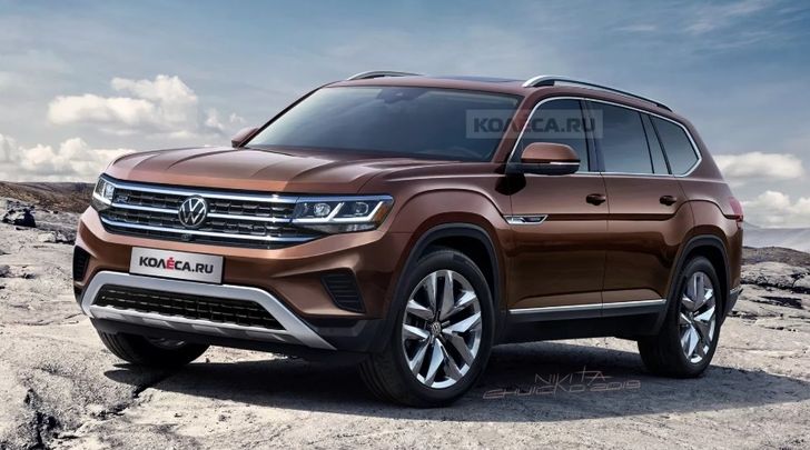 В Сети показали первые изображения обновленного Volkswagen Teramont