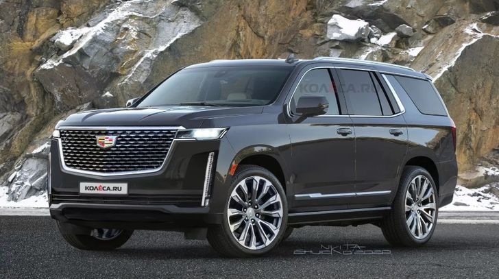 Показали изображения нового Cadillac Escalade