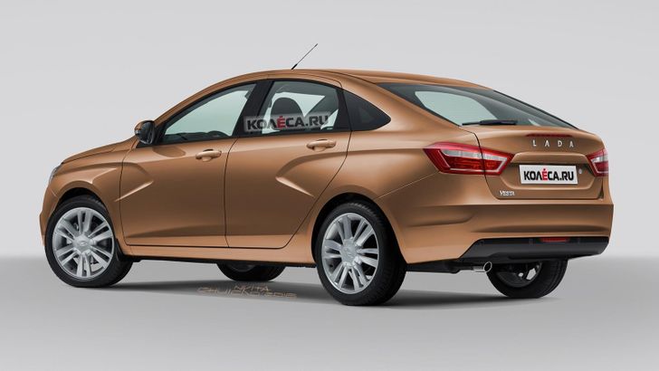 Появилось первое изображение хэтчбека Lada Vesta