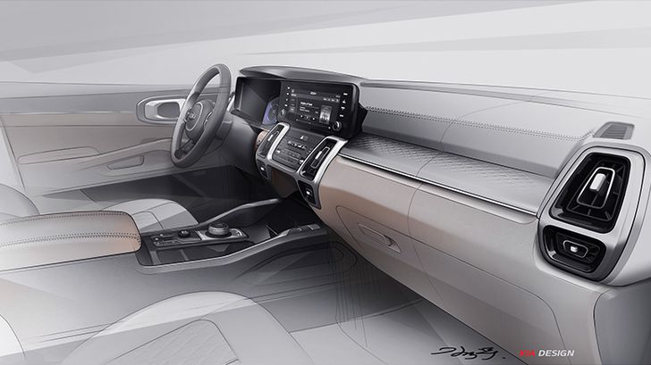 Интерьер KIA Sorento