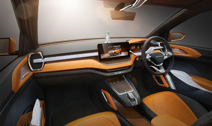 Интерьер Skoda Vision IN
