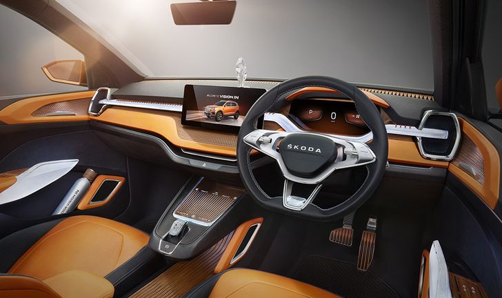 Интерьер Skoda Vision IN