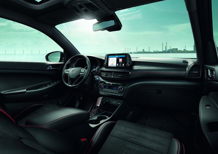 Интерьер Hyundai Tucson N Line
