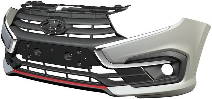 Передний бампер LADA Granta Drive Active