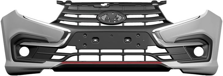 Передний бампер LADA Granta Drive Active