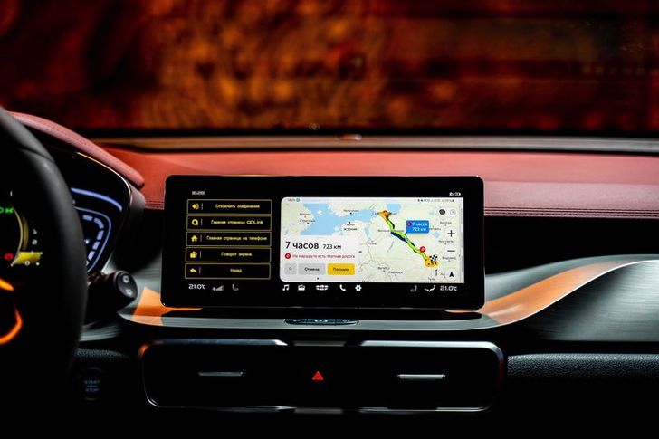 Интерьер Geely Coolray