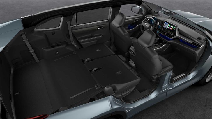 Интерьер Toyota Highlander для Европы