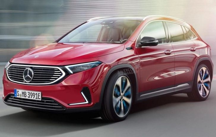 Кроссовер EQA станет самым маленьким Mercedes-Benz на электротяге
