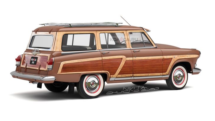 Универсал ГАЗ-22 в стиле Woody