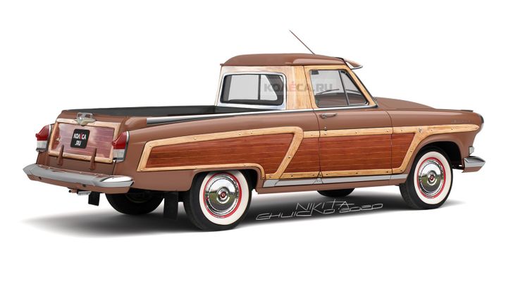 "Волга" в стиле Woody