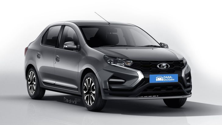 Неофициальный рендер новой LADA Granta