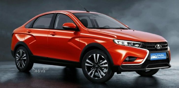 Первые изображения новой LADA Vesta Facelift опубликованы в Сети