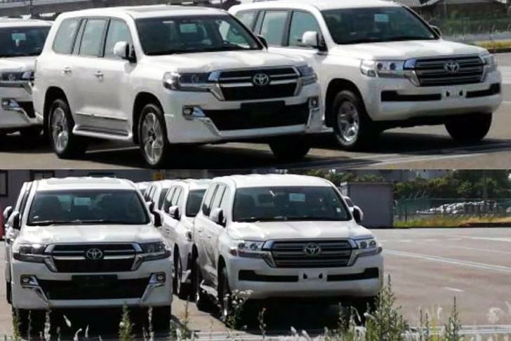 Появились изображения обновленного Toyota Land Cruiser 200