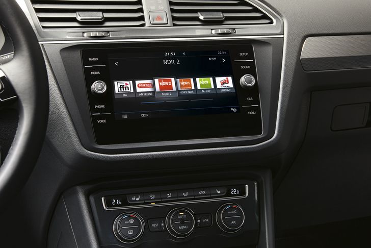 Интерьер Volkswagen Tiguan GO!