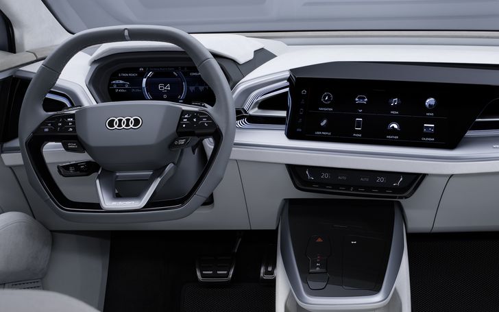 Интерьер Audi Q4 Sportback e-tron