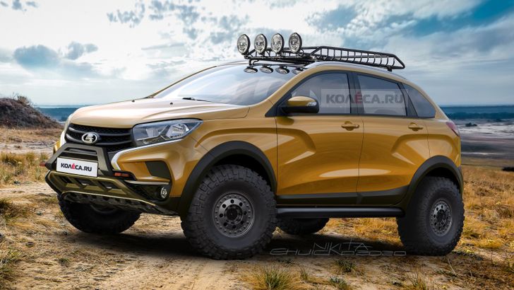 Появились рендеры новой Lada «Тарзан»