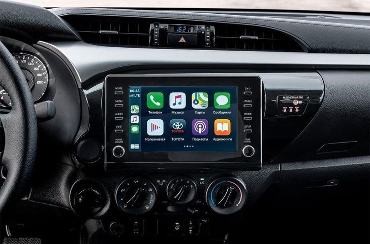 Медиасистема Toyota Hilux
