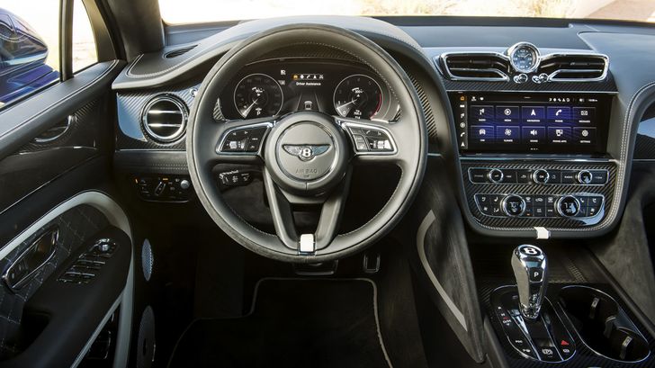Интерьер Bentley Bentayga Speed