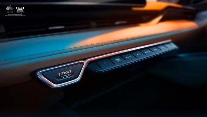 Интерьер Geely Preface